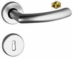 Zeige Details für Rosettengarnitur Erfurt Aluminium natursilber eloxiert Bild von Rosettengarnitur Erfurt Aluminium natursilber eloxiert