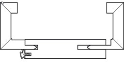 Zeige Details für Türzarge Weisslack Höhe 1985 mm Eckige Kanten Typ E1  Bild von Türzarge Weisslack Höhe 1985 mm Eckige Kanten Typ E1